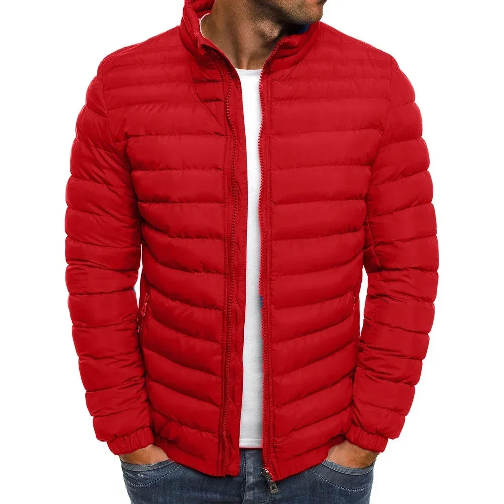 Albertâą | Streetwear Stil Tjock och Varm Dragkedja Vardaglig Jacka