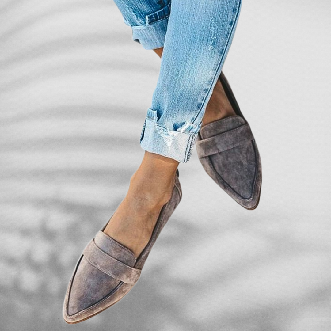 Noemi™ - Stilren Klassisk Loafer i Mockaimitation