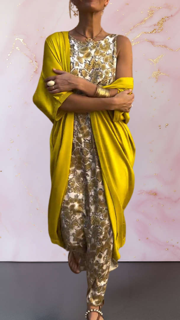 Melanie™ | Stilren klänning med kofta