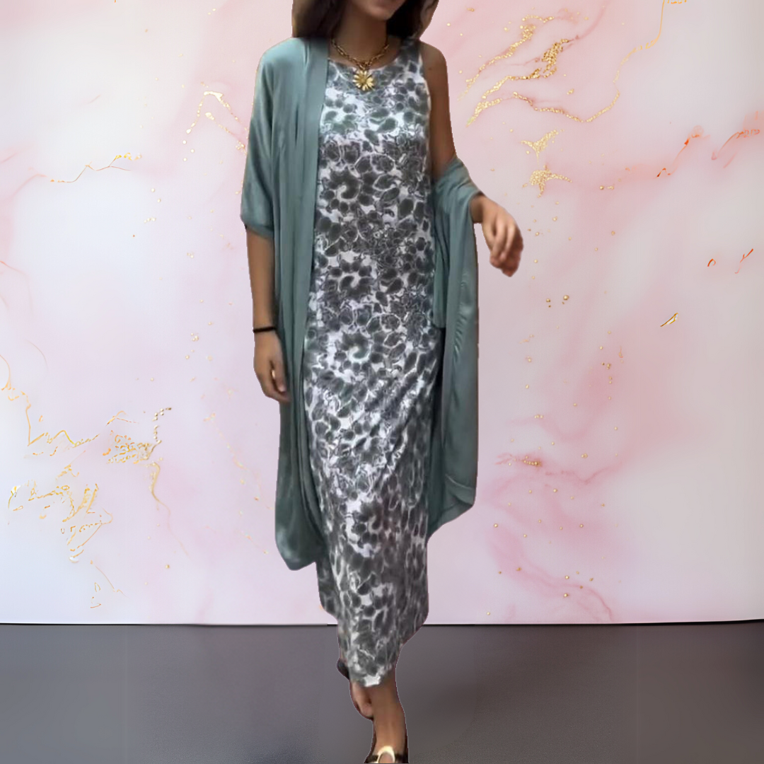 Melanie™ | Stilren klänning med kofta