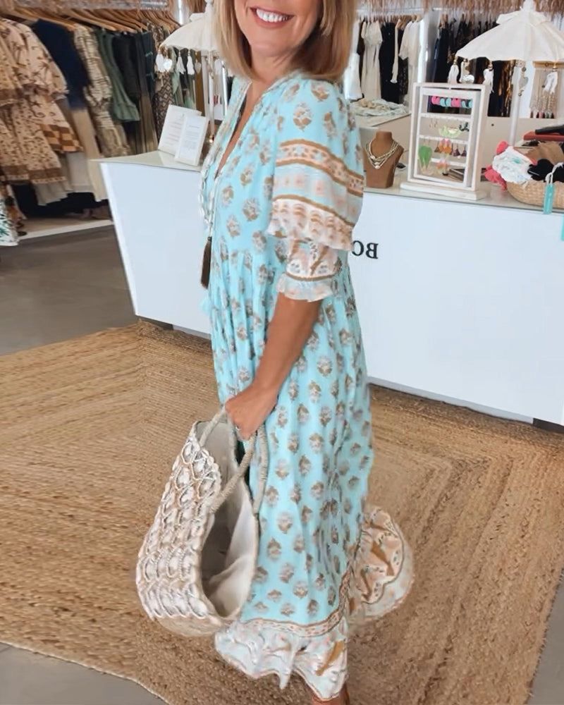 Catherine⹠| Stilren Boho SommarklÀnning