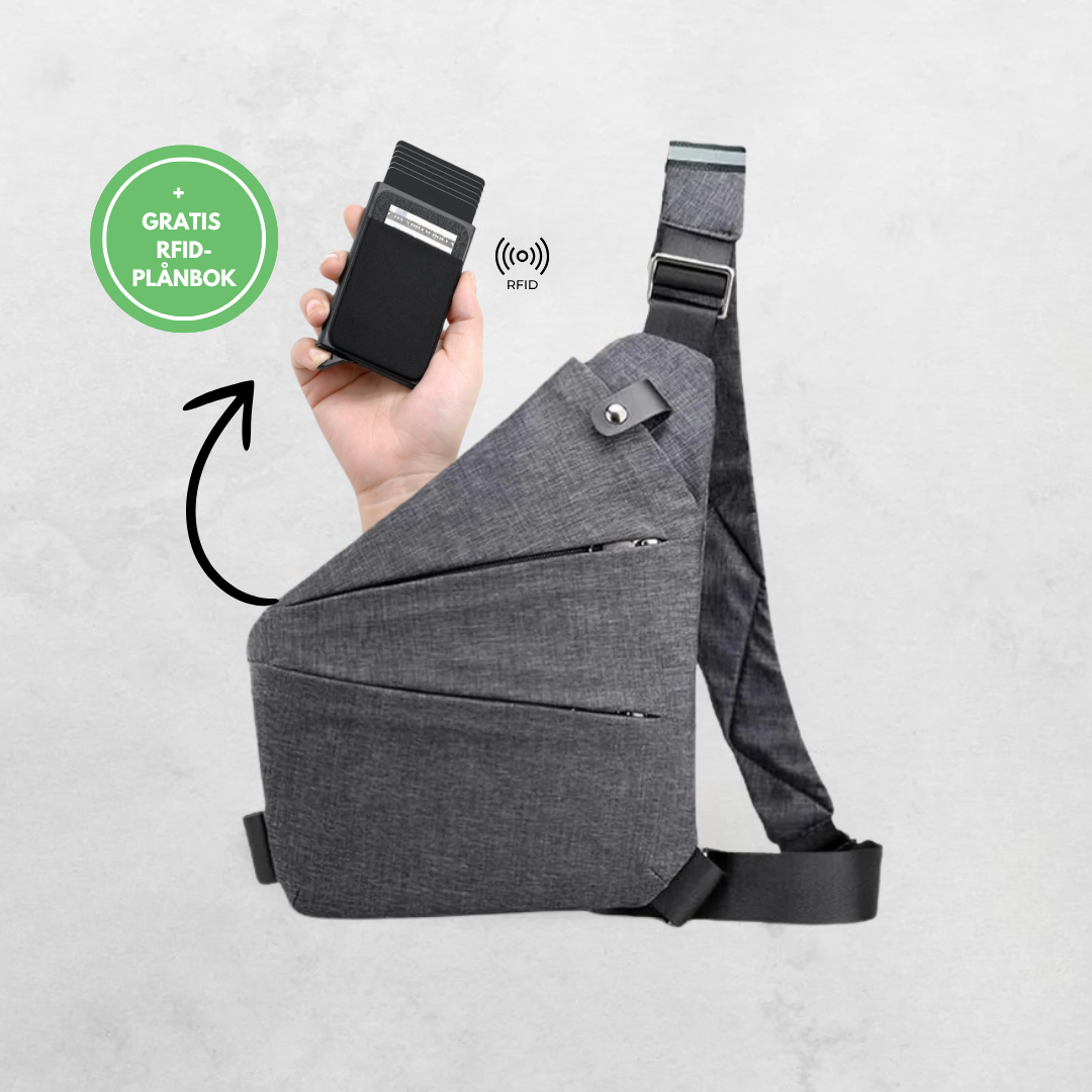 Stöldskydd Axelväska | Res lätt, res bekymmersfritt