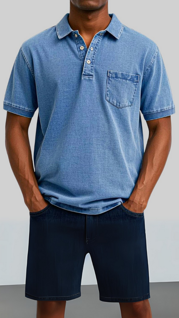 Erik™ | Premium Vardaglig & Stilren Pikétröja Perfekt För Sommaren