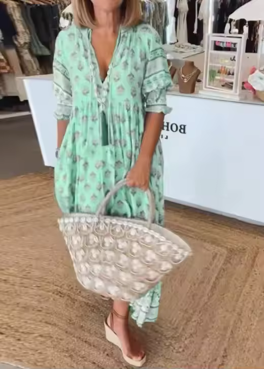 Catherine⹠| Stilren Boho SommarklÀnning