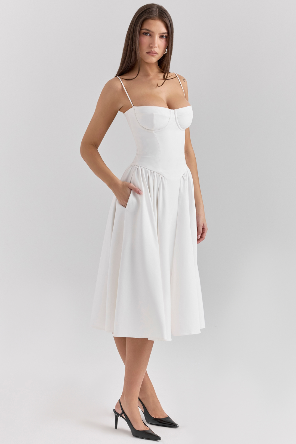 Eva™ TMCorset Midi Dress