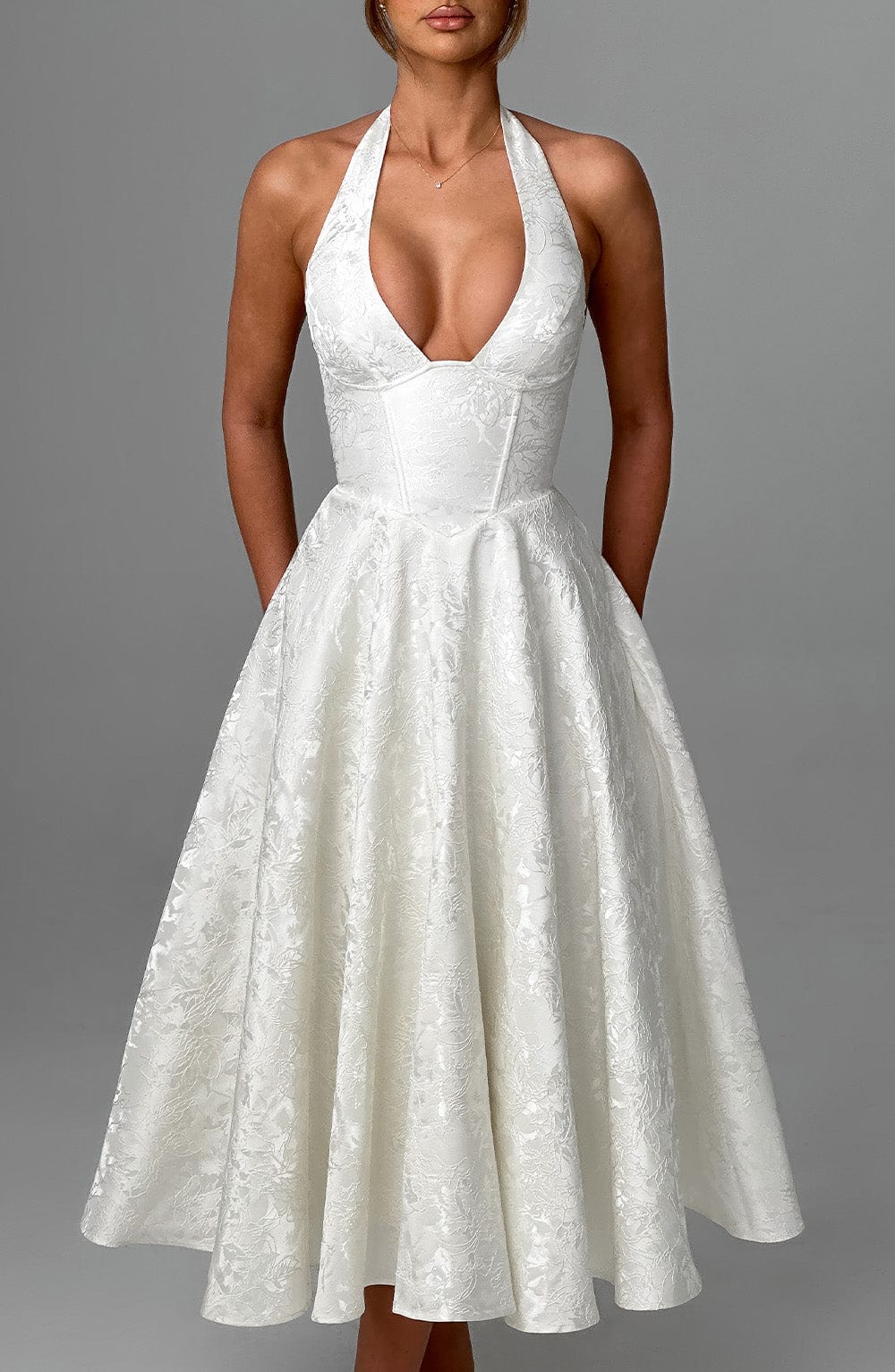 Eva™ | Romantisk Midiklänning