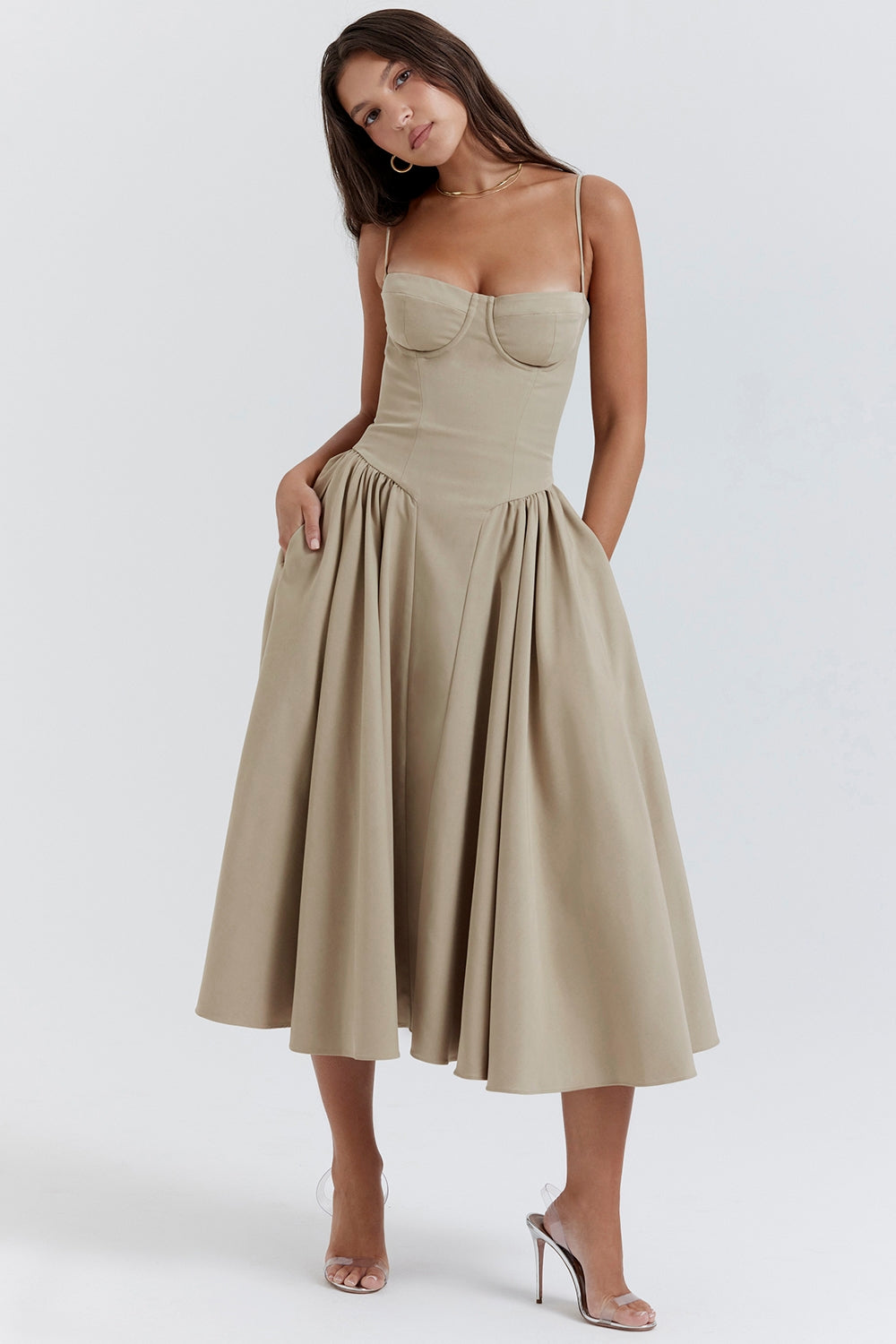 Eva™ TMCorset Midi Dress