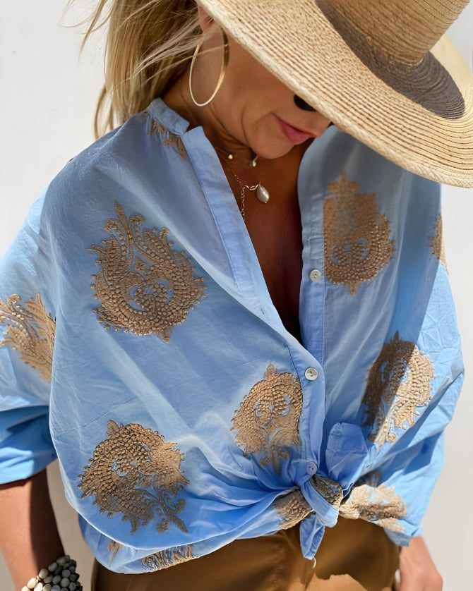 Geneviève™ - Ibiza-stil Chic Blus