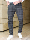 Davide™ | Santoro Slim-Fit Plaid Trousers