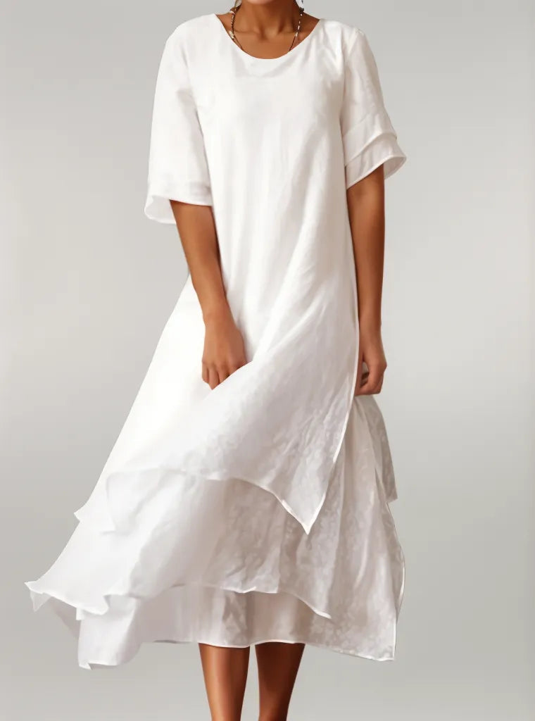 ELOISE™ | Elegant Cotton Maxi Dress