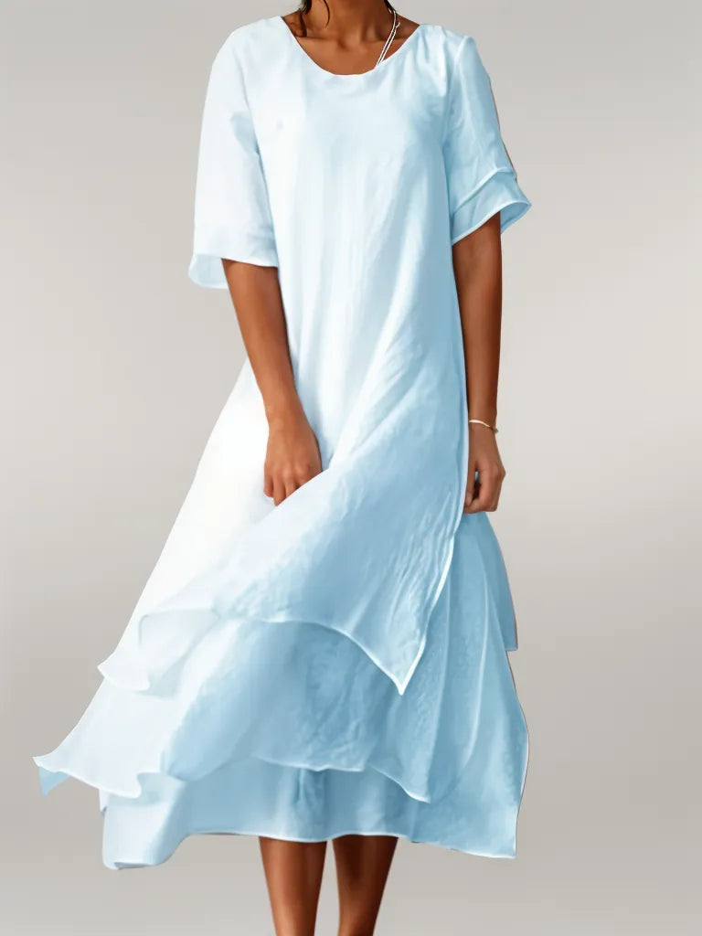ELOISE™ | Elegant Cotton Maxi Dress