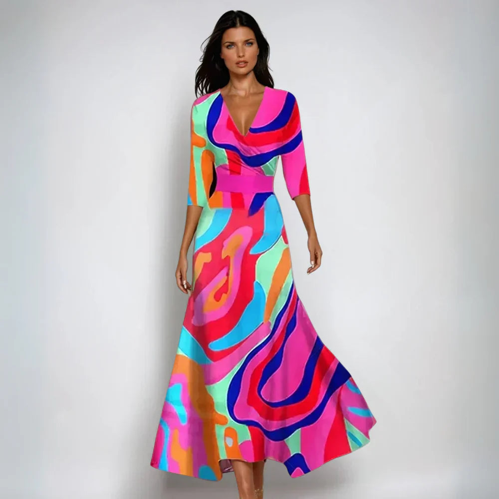 Selina™| Stylish Floral Dress
