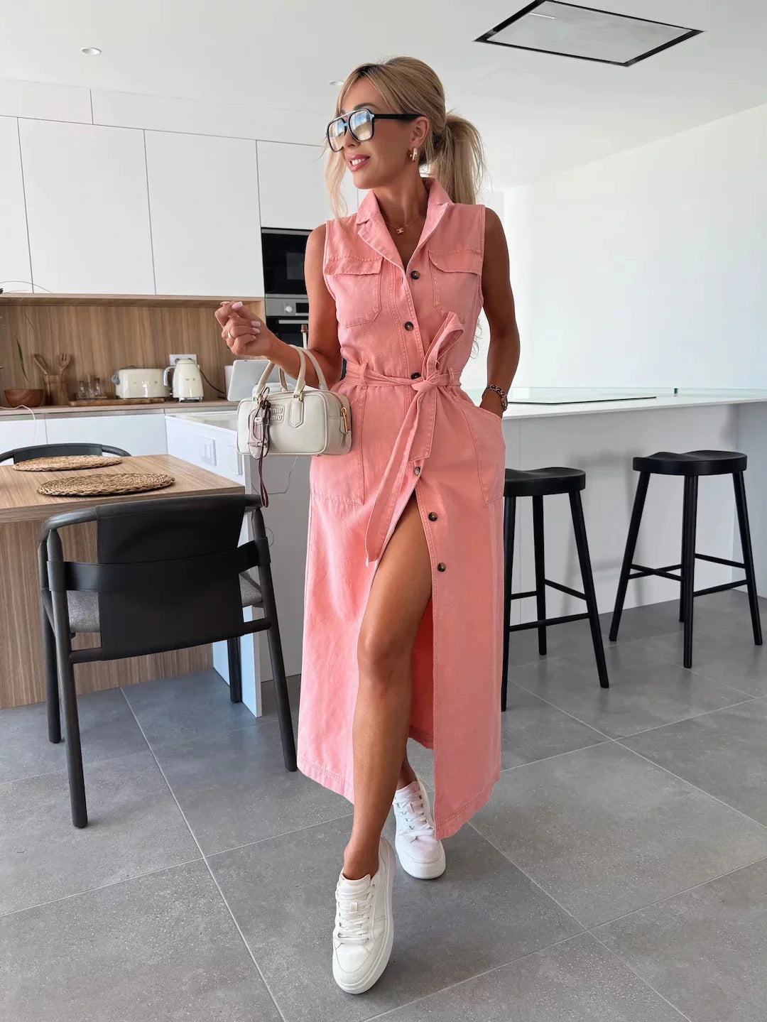 Kyra™ | Maxi Denim Dress