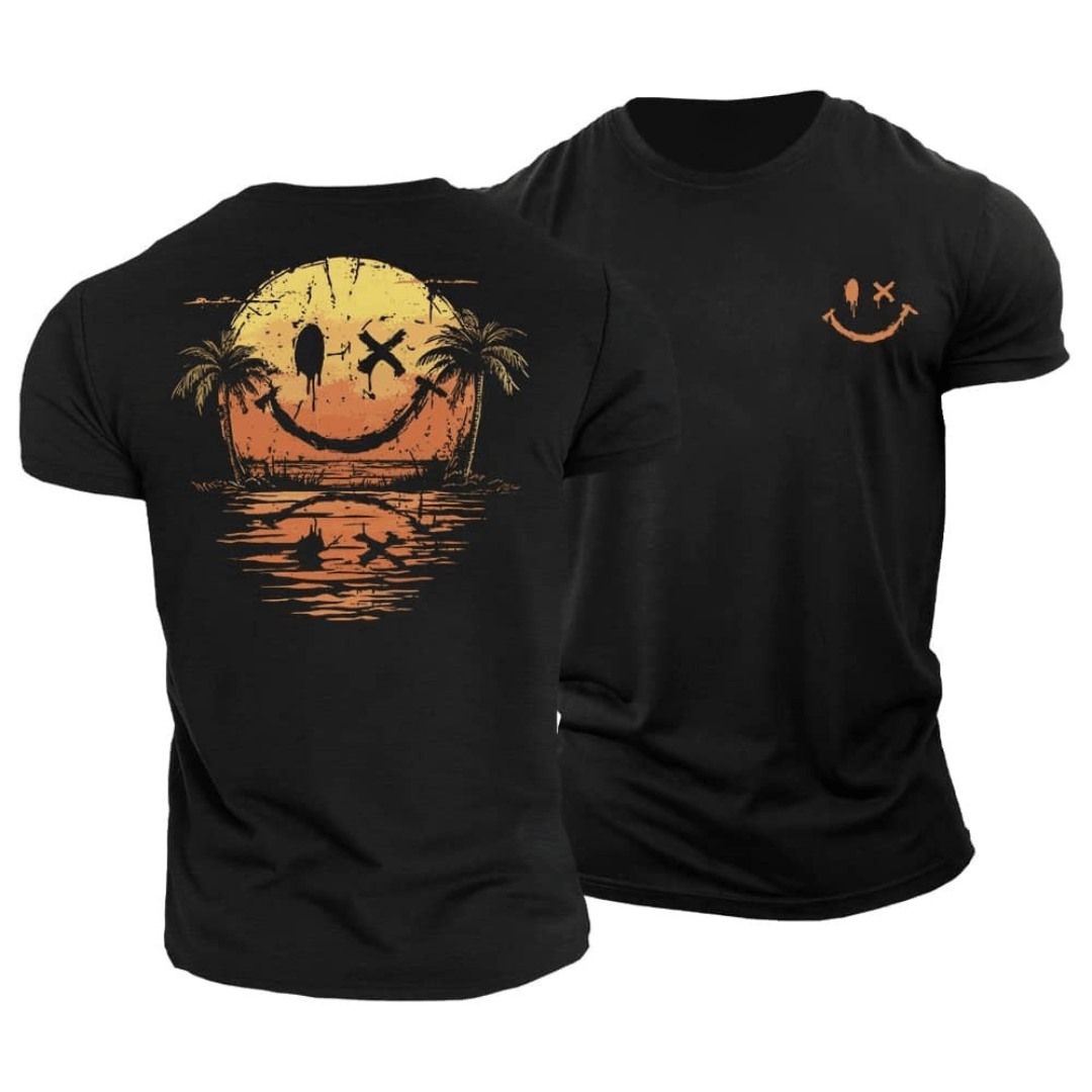 Justin™ | shirt med Smiley Zee-tryck för sommaren