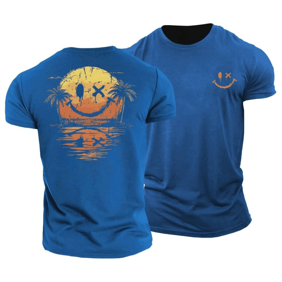 Justin™ | shirt med Smiley Zee-tryck för sommaren
