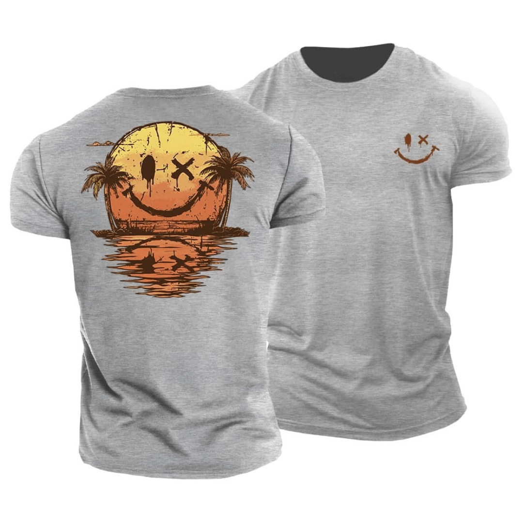 Justin™ | shirt med Smiley Zee-tryck för sommaren