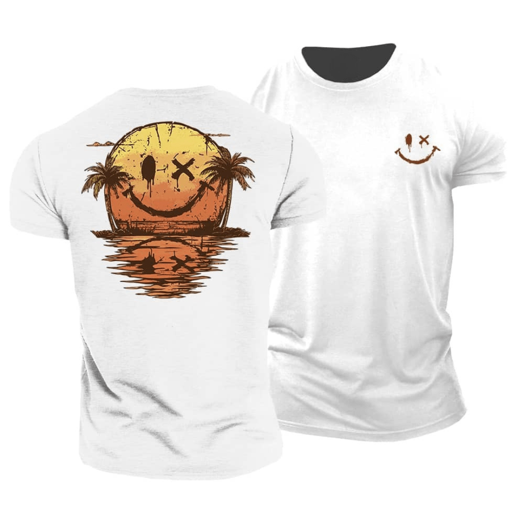 Justin™ | shirt med Smiley Zee-tryck för sommaren